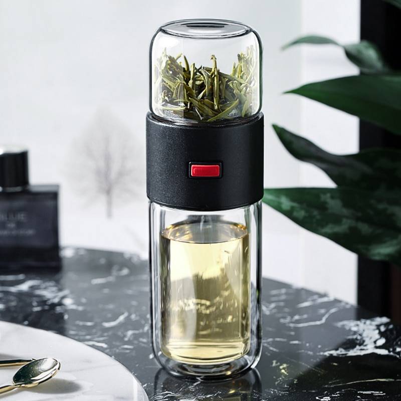 Glass Tea Bottle for Travel Nature Eco Shop