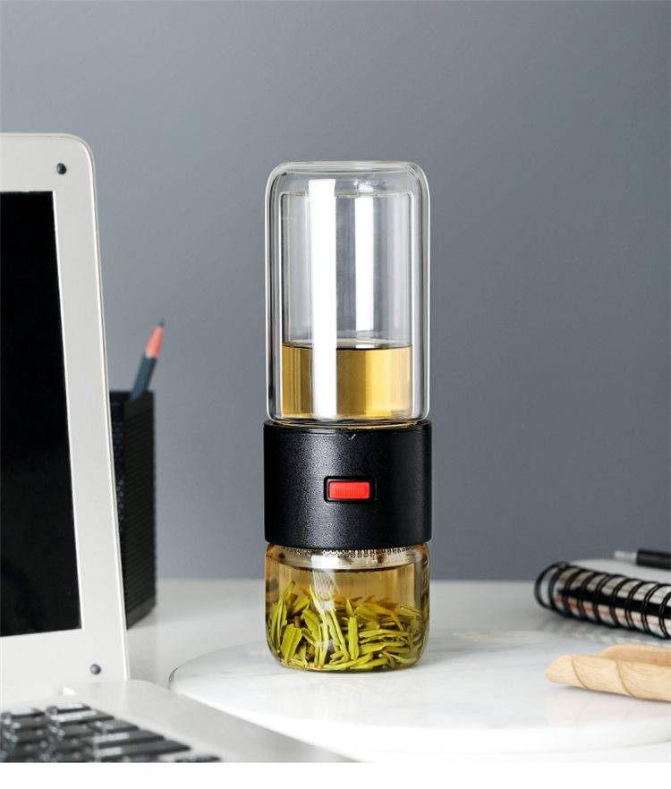 Glass Tea Bottle for Travel