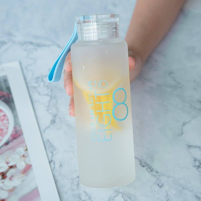 Portable Glass Water Bottle with Rope - Nature Eco Shop