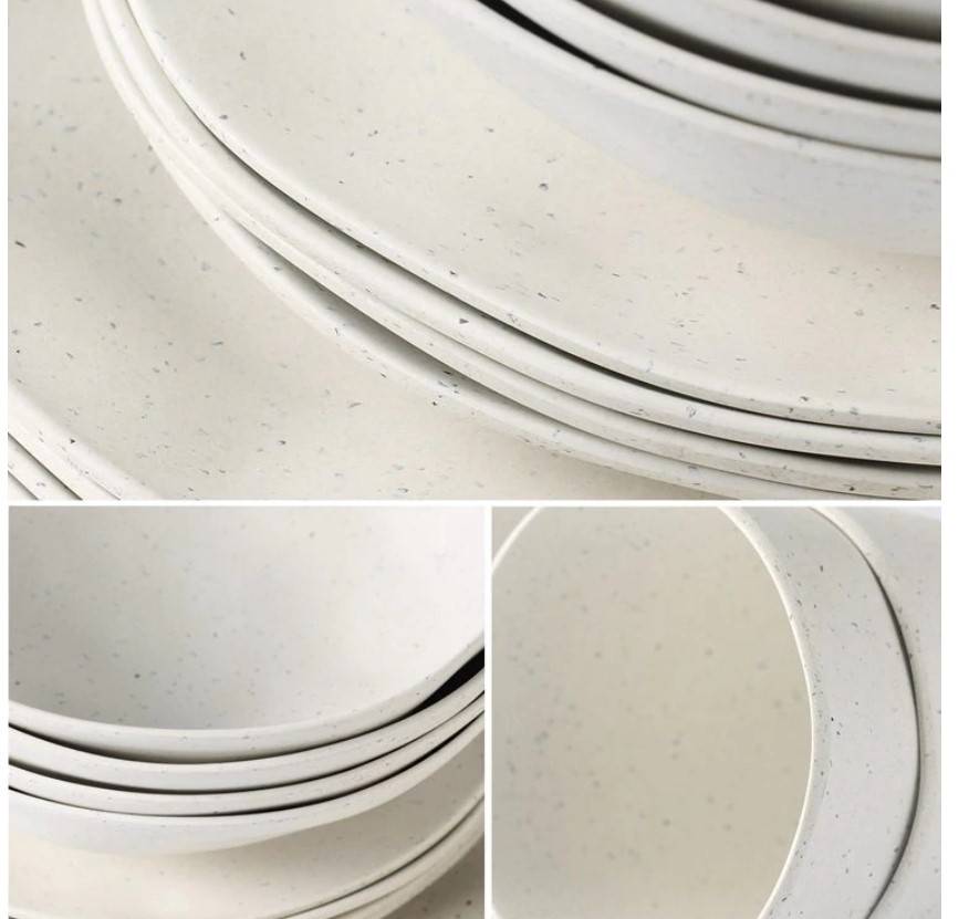 Bamboo Fiber Dinnerware Set Dinnerware Sets Wooden / Bamboo / Stainless Steel Ships From : China|United States|United Kingdom|Germany|Spain|Russian Federation|France|Italy 