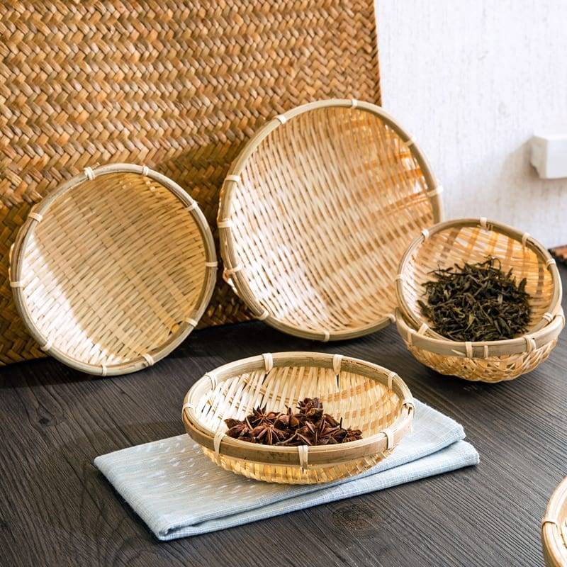 Bamboo Fruit plate handmade - Nature Eco Shop