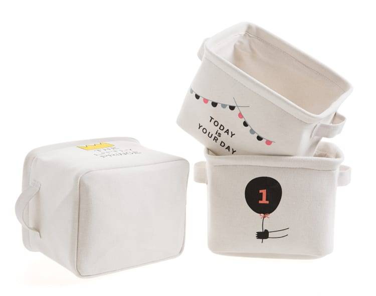 Desktop Storage Basket Sundries Underwear Toy Storage Box Cosmetic Book Organizer Stationery Container Laundry Storage Basket