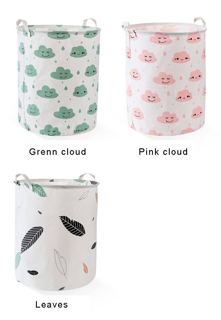 Large/Folding Laundry Basket Storage Basket Barrel for Kids Laundry Organizer Holder bags Toy Clothing Storage Bucket Household