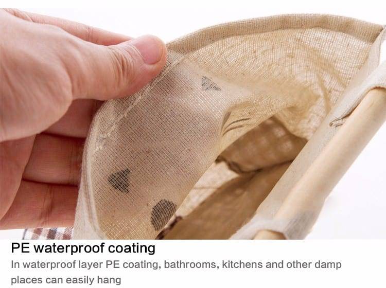 NEW Linen/Cotton Fabric Wall Door Closet Hanging Storage Bag Case 4 Styles Organizer For Cosmetics Storage Containers Organizer