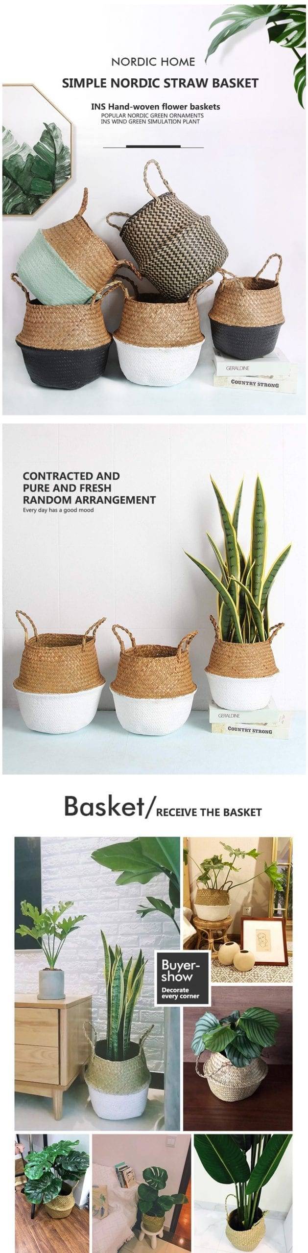 EcoFriendly Wicker Laundry Basket Nature Eco Shop