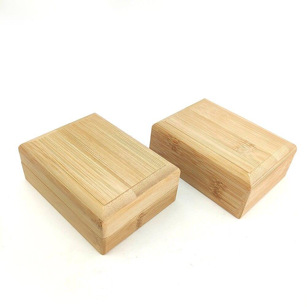 Durable Soap Tray Holder Storage Natural Bamboo Soap Dish Environmental Wooden Soap Rack Cover Plate Box Container For Bathroom