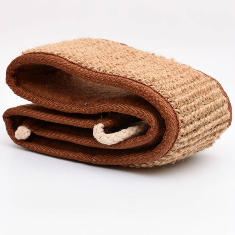 NEW NATURAL Bath brush sponge brown bath towel bathroom accessories handle rubbing back massage spa sponge LEECO STORE S8DIS49