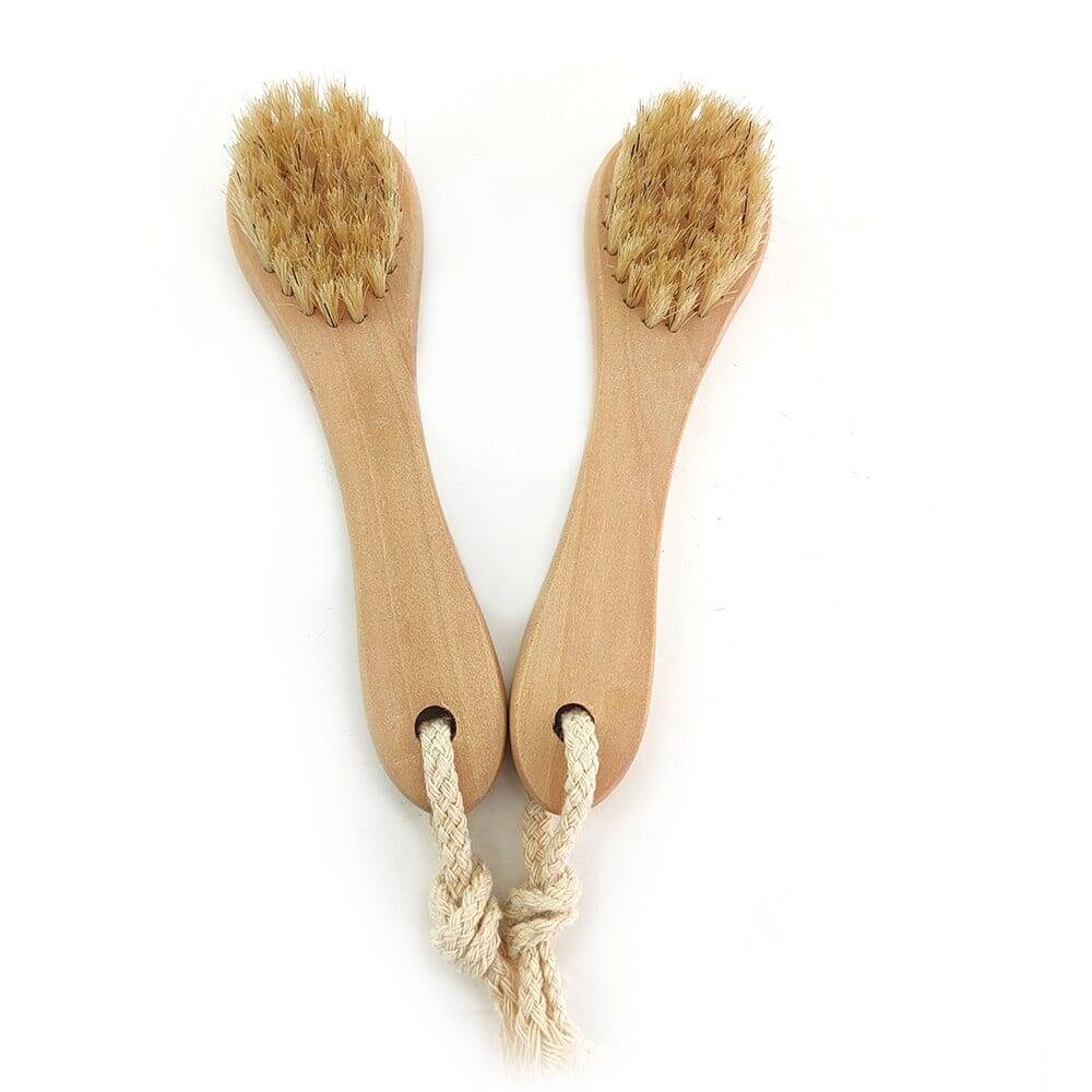 Natural Bristle Exfoliation Bath Brush Fat Removal Shower Bbrush Wooden Massage Long Wooden Handle Dry Brushing D40
