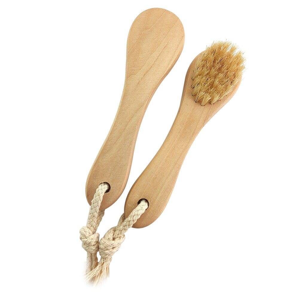 Natural Bristle Exfoliation Bath Brush Fat Removal Shower Bbrush Wooden Massage Long Wooden Handle Dry Brushing D40