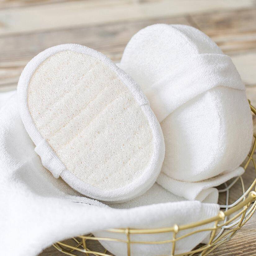Natural Plant loofah Bath brush massage spa bath sponge Exfoliator Pad Body Skin Bathing Massage Bath brush DIS49S8