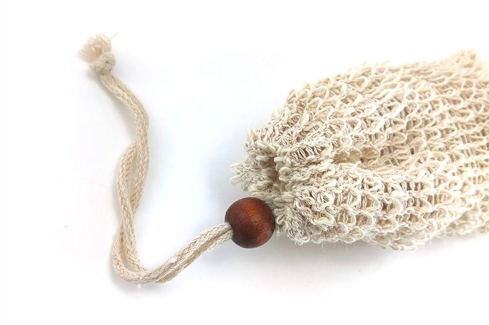 6pcs/pack Soap Bag Exfoliating Soap Saver Pouch Foaming Sisal Soap Pouch Saver Massage Organic Soap Bags With Rope